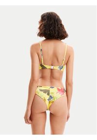 Desigual Dół od bikini Palms 24SWMK09 Żółty. Kolor: żółty. Materiał: syntetyk