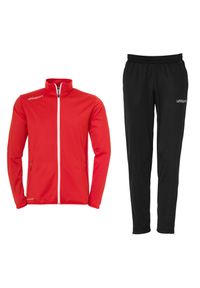 UHLSPORT - Klasyczny dres Uhlsport Essential. Kolor: czerwony, biały, wielokolorowy. Materiał: dresówka. Sport: piłka nożna