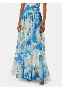 Marciano Guess Spódnica maxi G6GD18 W1988 Niebieski Regular Fit. Kolor: niebieski. Materiał: lyocell #1