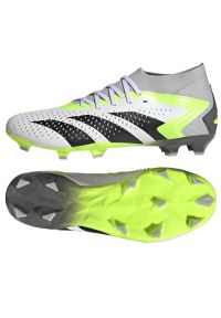 Adidas - Buty adidas Predator Accuracy.2 Fg M GZ0028 białe białe. Kolor: biały. Materiał: materiał. Szerokość cholewki: normalna