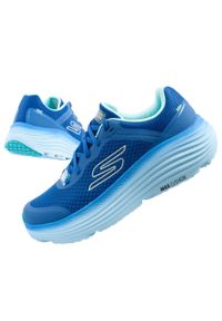 skechers - Buty sportowe do biegania męskie Skechers Max Cushioning. Kolor: niebieski. Materiał: materiał, tkanina. Szerokość cholewki: normalna. Model: Skechers Sport. Sport: bieganie #1