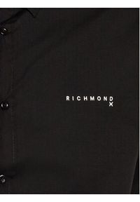 Richmond X Koszula Liddo UMP24230CA Czarny Slim Fit. Kolor: czarny. Materiał: bawełna #3