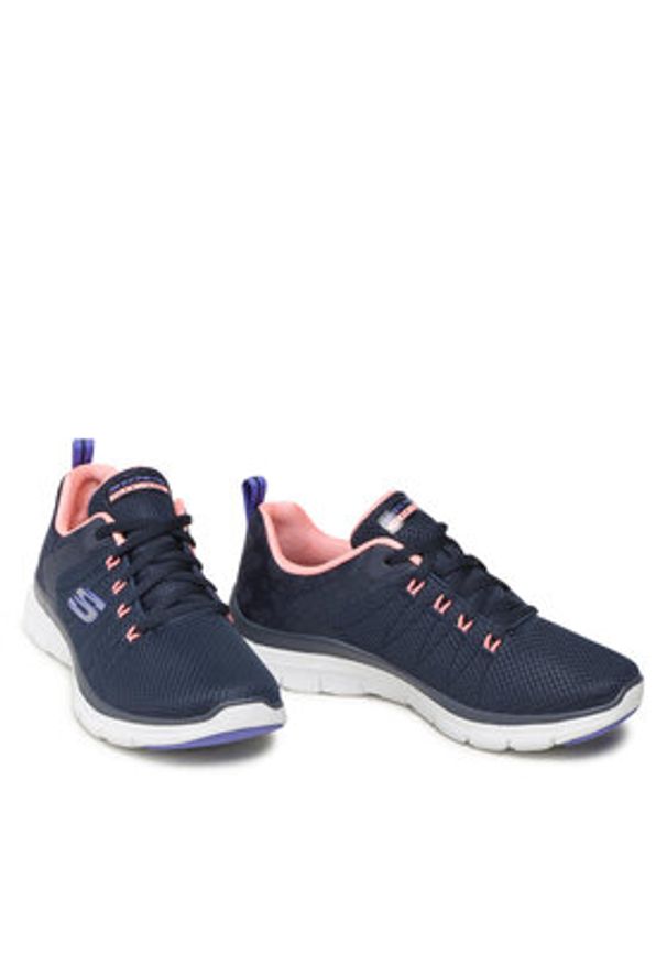 skechers - Skechers Sneakersy Elegant Ways 149580 Granatowy. Kolor: niebieski. Materiał: materiał, mesh