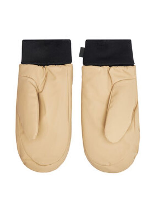 Rains Rękawiczki Alta Puffer Mittens 16070 Beżowy. Kolor: beżowy. Materiał: syntetyk