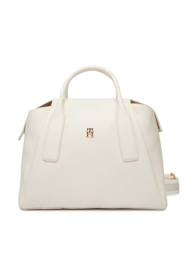 TOMMY HILFIGER - Torebka Tommy Hilfiger. Kolor: kremowy