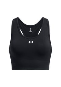 Biustonosz treningowy Under Armour Vanish Seamless Mid Branded. Kolor: czarny. Sport: fitness