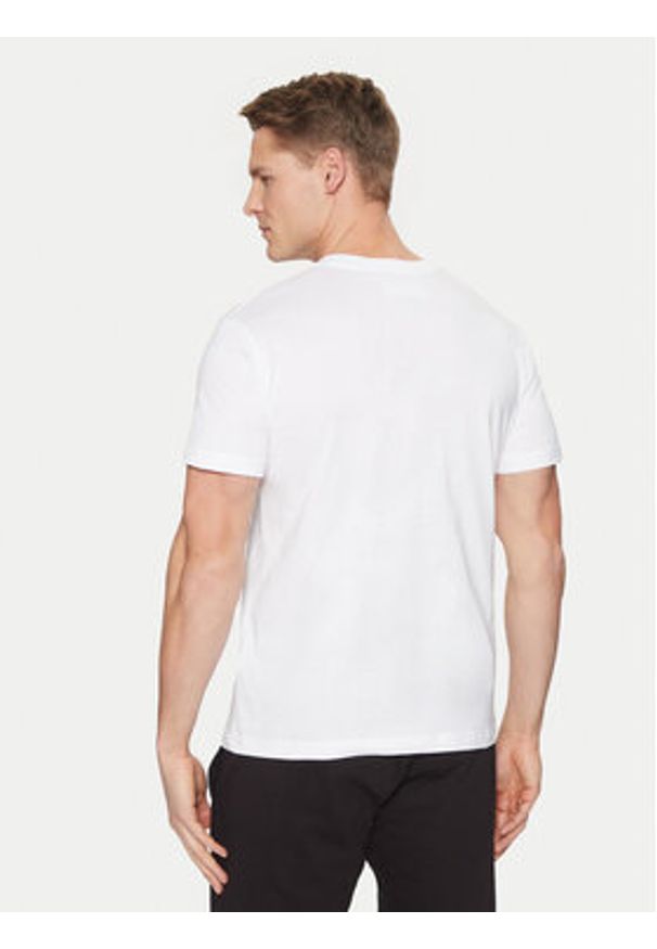 Versace Jeans Couture T-Shirt 78GAHT00 Biały Regular Fit. Kolor: biały. Materiał: bawełna