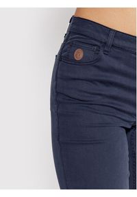 Trussardi Jeans - Trussardi Chinosy 105 56J00002 Granatowy Skinny Fit. Kolor: niebieski. Materiał: bawełna #3