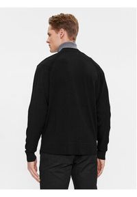 Calvin Klein Kardigan K10K112260 Czarny Regular Fit. Kolor: czarny. Materiał: wełna #5