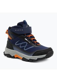 Buty trekkingowe dziecięce KADVA Rocky Trail Mid WaterProof Softshell. Kolor: niebieski. Materiał: softshell