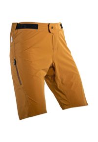 Spodenki rowerowe (+spodenki kolarskie z pampersem w zestawie) LEATT Shorts MTB. Kolor: brązowy. Sport: kolarstwo