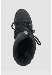 Inuikii - Śniegowce. Nosek buta: okrągły. Zapięcie: sznurówki. Kolor: czarny. Obcas: na obcasie. Wysokość obcasa: niski #5