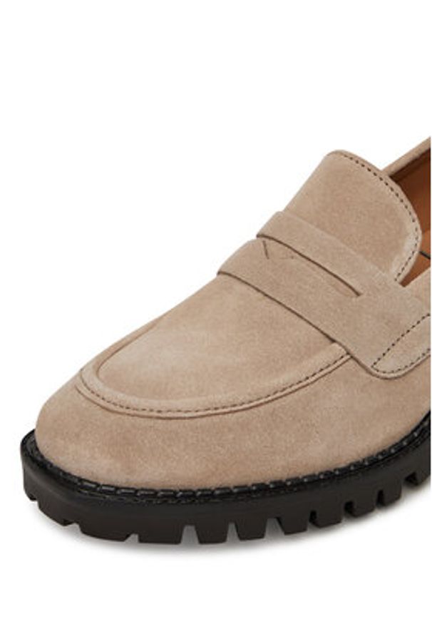 G-Star RAW - G-Star Raw Loafersy WI34-JANELLE-01 Beżowy. Kolor: beżowy. Materiał: skóra, zamsz