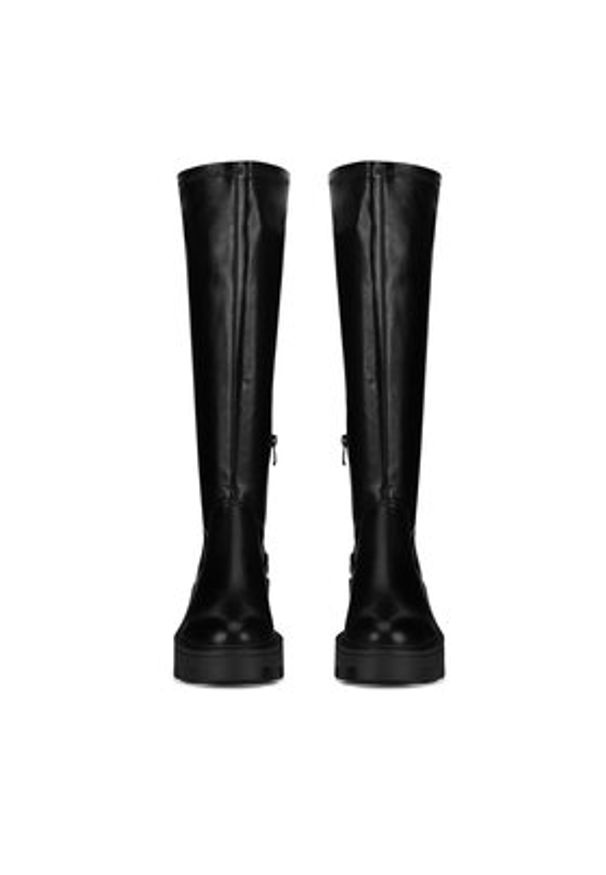 DeeZee Kozaki WYL3949-2 Czarny. Kolor: czarny. Materiał: materiał