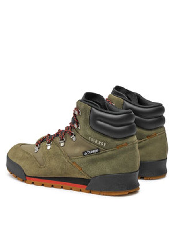 Adidas - adidas Trekkingi Terrex Snowpitch Cold.Rdy IH3665 Zielony. Kolor: zielony. Materiał: skóra, zamsz. Model: Adidas Terrex. Sport: turystyka piesza