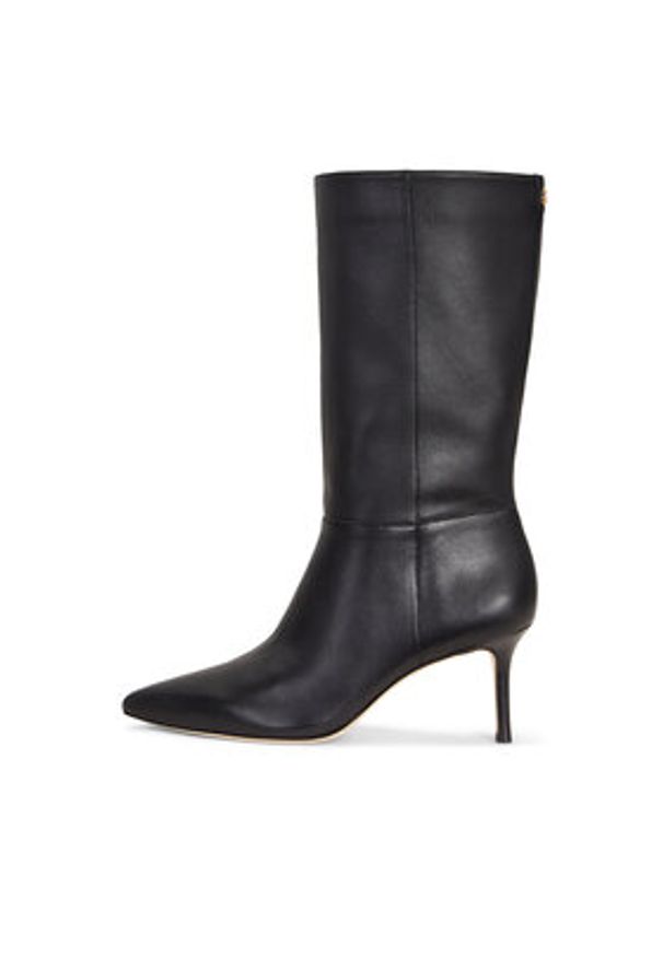 Lauren Ralph Lauren Kozaki 802942516001 Czarny. Kolor: czarny. Materiał: skóra