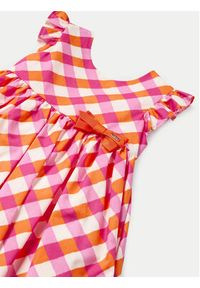 Mayoral Sukienka letnia 1910 Różowy Regular Fit. Kolor: różowy. Materiał: bawełna. Sezon: lato #3