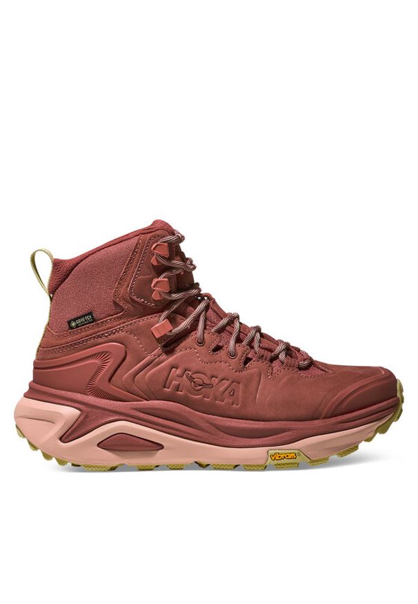 HOKA - Hoka Trekkingi Kaha 3 GTX 1162531 Bordowy. Kolor: czerwony. Materiał: materiał