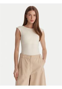 Marella Body Vigile 2615941021 Écru Slim Fit. Materiał: syntetyk #1