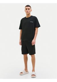 Jack & Jones - Jack&Jones Piżama Everest 12273635 Czarny Standard Fit. Kolor: czarny. Materiał: bawełna