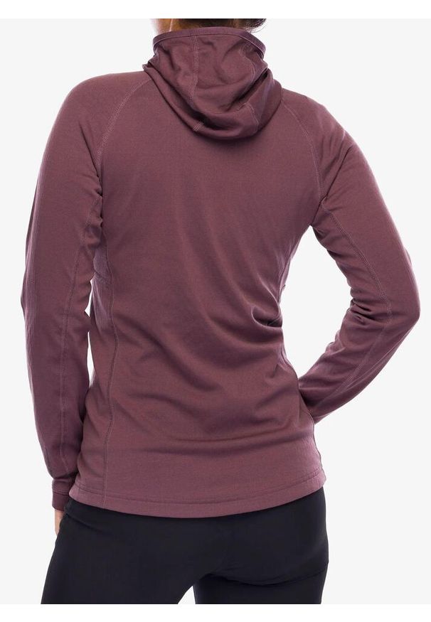Bluza polarowa damska Black Diamond Coefficient Hoody. Kolor: różowy. Materiał: polar