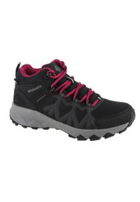 columbia - Buty trekkingowe damskie, Columbia Peakfreak II Mid Outdry. Kolor: czarny, czerwony, wielokolorowy. Materiał: tkanina, materiał, guma, syntetyk