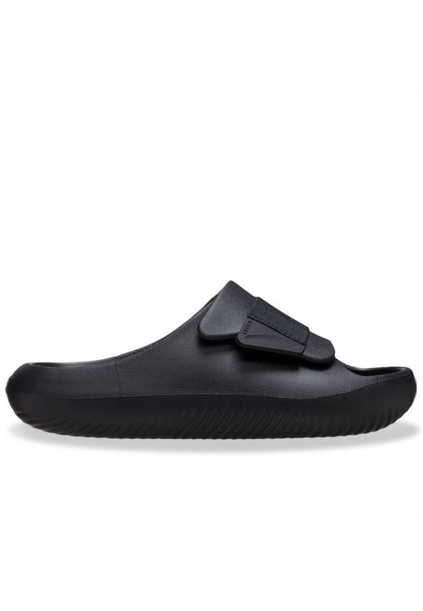 Klapki Crocs Mellow Luxe Recovery 209413-001 - czarne. Kolor: czarny. Materiał: materiał. Sezon: lato. Obcas: na platformie