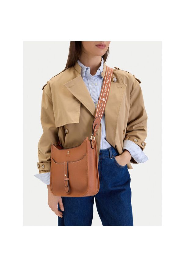 Torebka Beverly Hills Polo Club. Kolor: brązowy