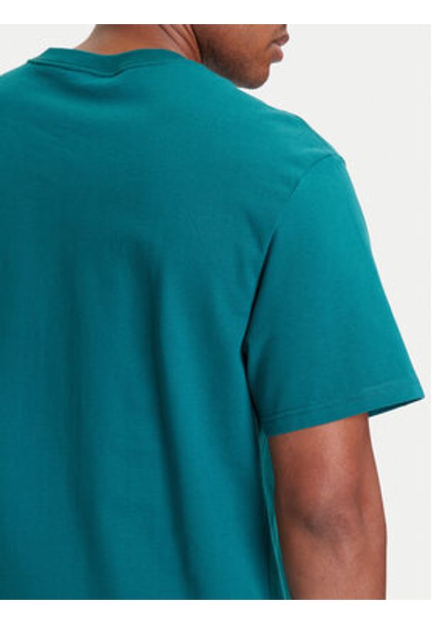 United Colors of Benetton - United Colors Of Benetton T-Shirt 3MI6U109O Zielony Oversize. Kolor: zielony. Materiał: bawełna