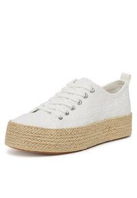 DeeZee Espadryle SH-053 Biały. Kolor: biały. Materiał: materiał #4