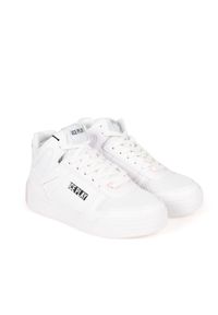 Ice Play Sneakersy | KURW001W3YM1 | Kobieta | Biały. Okazja: na spacer. Nosek buta: okrągły. Kolor: biały. Materiał: skóra ekologiczna, tkanina. Sport: turystyka piesza