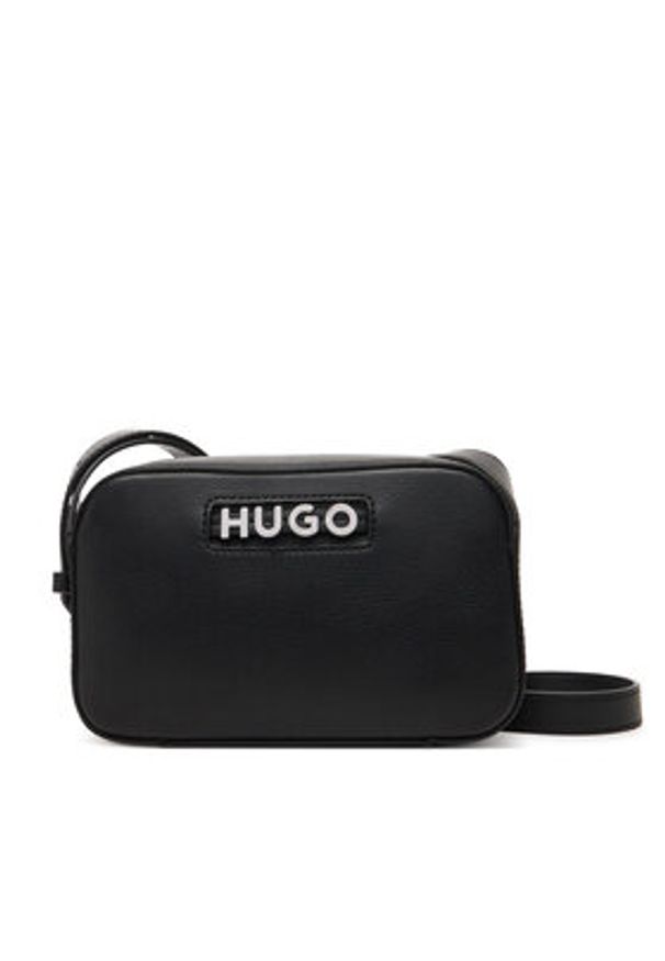 Hugo - HUGO Torebka 50547054 Czarny. Kolor: czarny. Materiał: skórzane