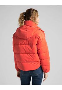 Lee - LEE PUFFER JACKET DAMSKA KURTKA PUCHOWA POINCIANA L56VMMOL. Materiał: puch #5