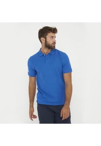 LEGEA - Legea Baran Polo Dorosłych. Typ kołnierza: polo. Kolor: niebieski. Styl: sportowy #1