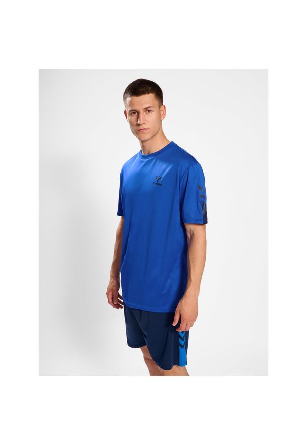 Jersey Hummel Active. Kolor: niebieski. Materiał: jersey. Sport: piłka ręczna