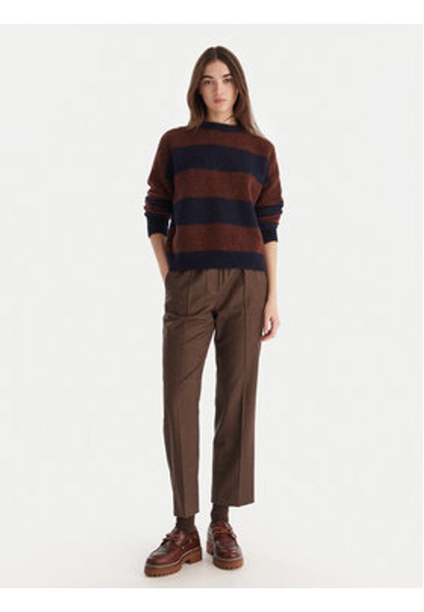 Weekend Max Mara Sweter Tuono 2525366142 Kolorowy Loose Fit. Materiał: wełna. Wzór: kolorowy