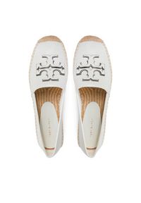 Tory Burch Espadryle Ines 144346 Biały. Kolor: biały. Materiał: skóra