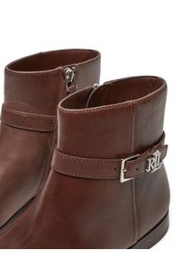 Lauren Ralph Lauren Botki 802946807003 Brązowy. Kolor: brązowy. Materiał: skóra #3