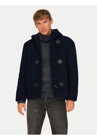 Only & Sons Kurtka zimowa Jules 22030865 Granatowy Regular Fit. Kolor: niebieski. Materiał: syntetyk, wełna. Sezon: zima