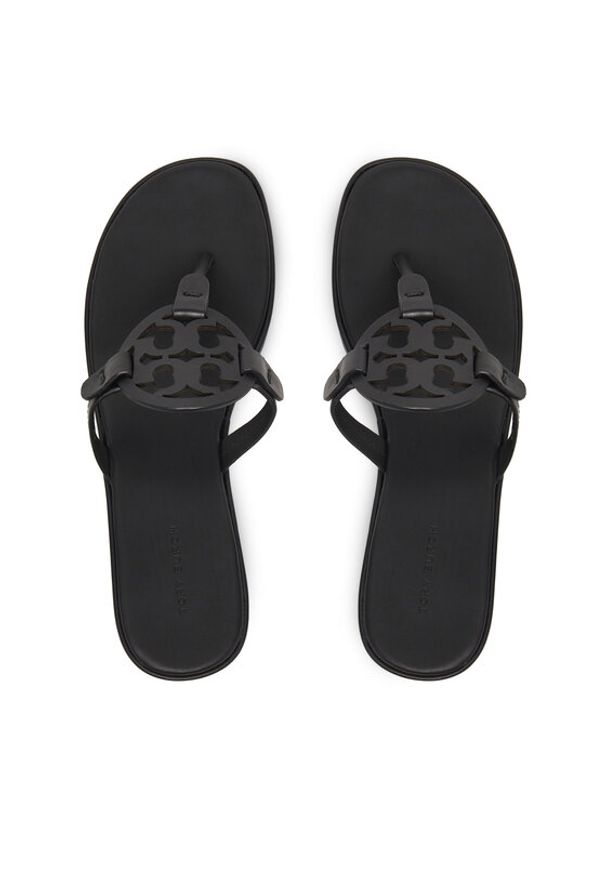 Tory Burch Japonki Miller 159829 Czarny. Kolor: czarny. Materiał: skóra