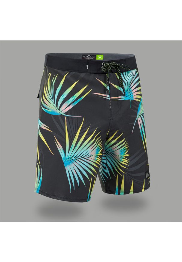 Spodenki surfingowe męskie Quiksilver High Arch 20". Kolor: czarny, wielokolorowy. Materiał: poliester. Długość: krótkie