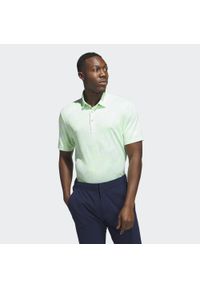 Adidas - Koszulka polo Aerial Jacquard. Typ kołnierza: polo. Kolor: żółty. Materiał: materiał. Styl: sportowy, elegancki