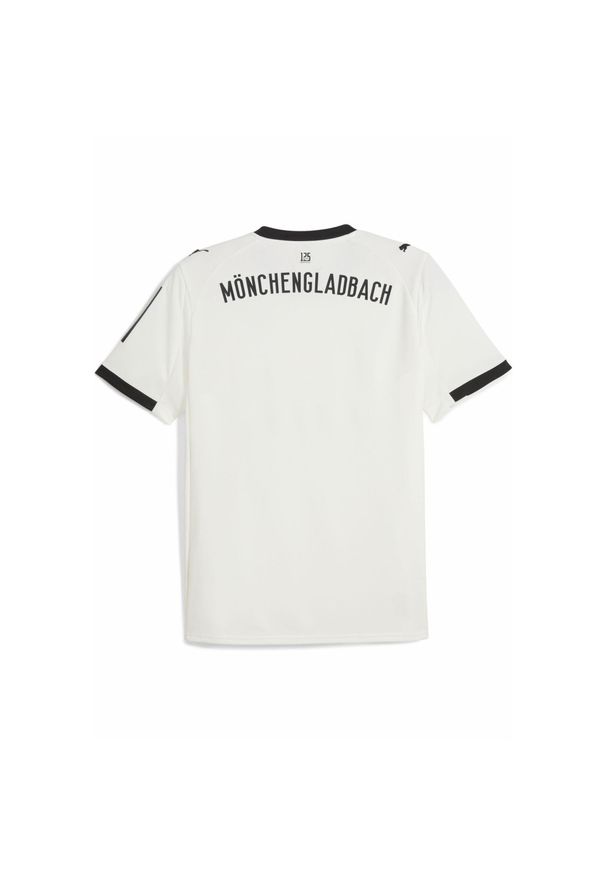 Puma - Męska koszulka domowa Borussia Mönchengladbach 25/26 PUMA Warm White Black. Kolor: biały, wielokolorowy, czarny. Sezon: lato