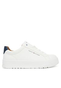 TOMMY HILFIGER - Sneakersy Tommy Hilfiger. Kolor: biały
