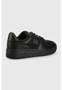 Tommy Jeans sneakersy Mix Basket EM0EM01010.BDS kolor czarny. Nosek buta: okrągły. Zapięcie: sznurówki. Kolor: czarny. Materiał: poliester, guma #3
