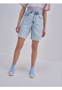 Big-Star - Szorty damskie jeansowe z surowym wykoŅczeniem Dakota 112. Stan: podwyższony. Kolor: niebieski. Materiał: jeans. Sezon: wiosna, lato #3