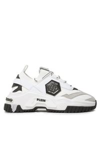 Philipp Plein - PHILIPP PLEIN Sneakersy Trainer Predator Tm AAAS USC0096 PTE003N Biały. Kolor: biały. Materiał: materiał #1