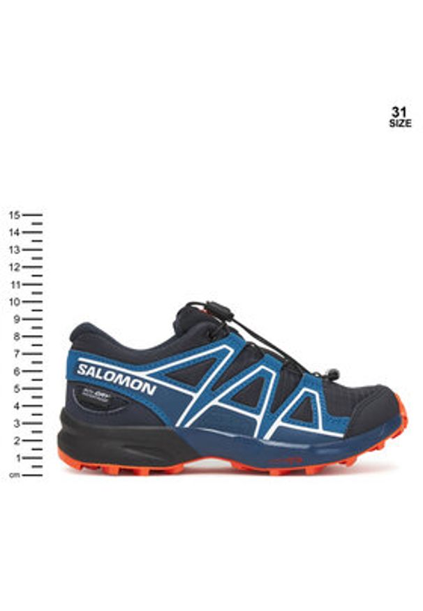 salomon - Salomon Buty do biegania Speedcross Waterproof L47856700 Czarny. Kolor: czarny. Materiał: materiał. Model: Salomon Speedcross