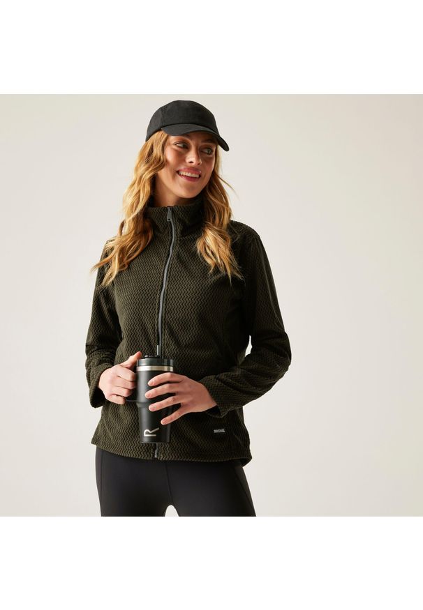 Regatta - Polar damski rozsuwany Heidy. Kolor: zielony. Materiał: polar