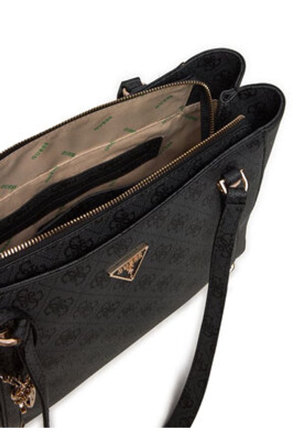 Guess Torebka HWESG9 51023 Czarny. Kolor: czarny. Materiał: skórzane